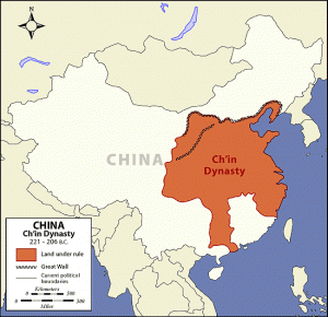 Bản đồ Trung Quốc thời Tần